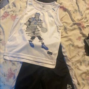Reebok tank top and shorts set